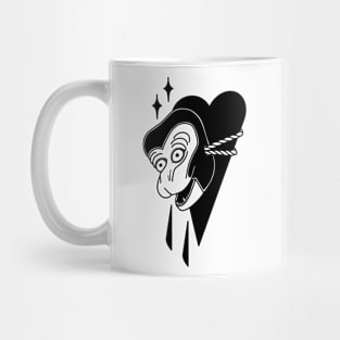 Monkey heart Mug